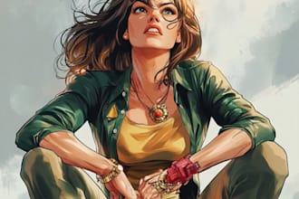 illustrate your fantasy wow dnd ff bg3 character