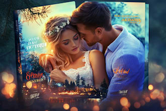 make fantasy book cover, romance book cover and ebook cover for you