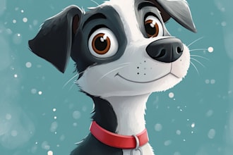 drawing custom pet portraits, cats, dogs