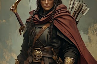create high quality dnd character art