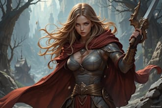 make a dnd character art custom fantasy illustrations