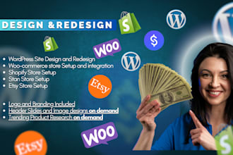 set up your online store on shopify, woocommerce, stan store, or etsy
