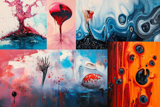 design breathtaking abstract art for your home and office