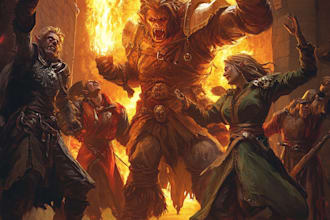 draw your dnd group party illustration