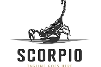 design wonderful luxury scorpion logo