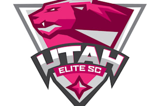 design a sports logo for your soccer, basketball, football, or baseball