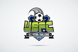 design a custom soccer, basketball, football, or baseball logo