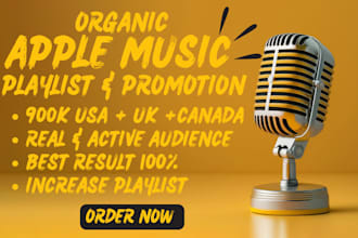 do organic apple music promotion, to real top 900 active apple music playlist