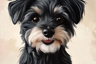 draw your pet in cute premium disney
