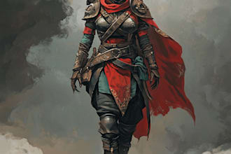 do dnd character art illustration commissions