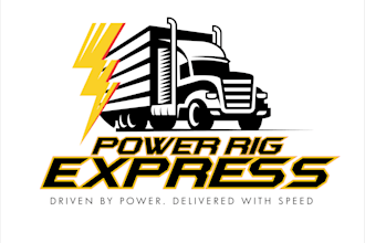 design a professional trucking or dispatching business logo and website