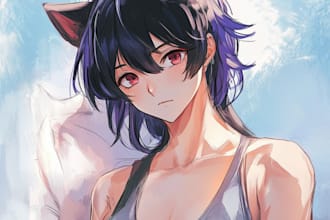draw anime manga illustration fanart character nsfw