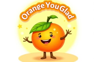 design high quality esport orange tree mascot logo for your business