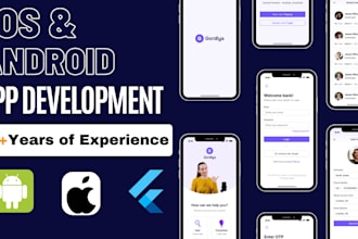 do flutter development mobile app development ios android