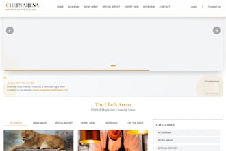 a responsive reactjs landing page with tailwind CSS