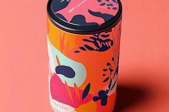 do perfume label and box packaging design