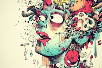 do illustration expresionism art, graffity, abstract