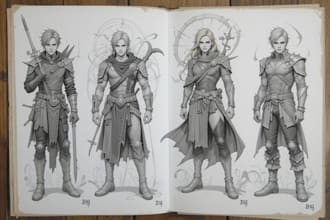 paint realistic or fantasy character art
