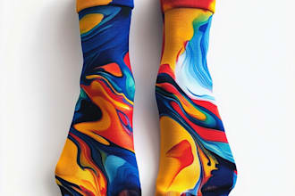 make unique and eye catching sock designs