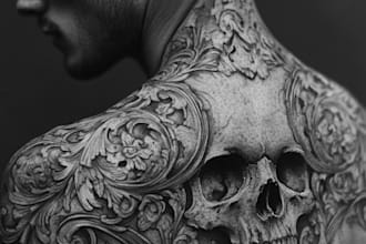 custom drawing your traditional or old school tattoo design