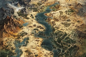 draw fantasy maps and city maps