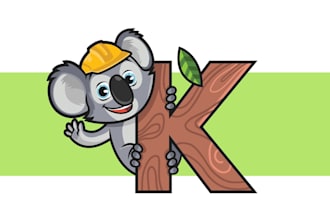 design a custom mascot and cartoon character logo