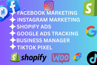 setup facebook meta pixel shopify, fix tiktok pixel, coversion API, ga4, GTM