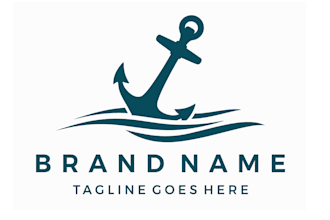 create an elegant marine logo in very short time