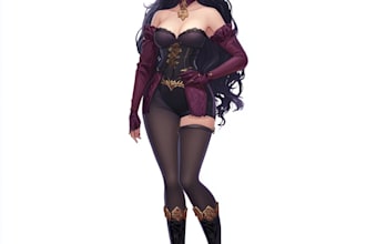 game character art or fantasy character illustration