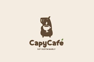 design a luxury cafe or restaurant logo