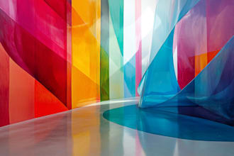 draw a digital abstract art illustration