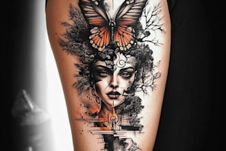 design a unique realistic tattoo for you