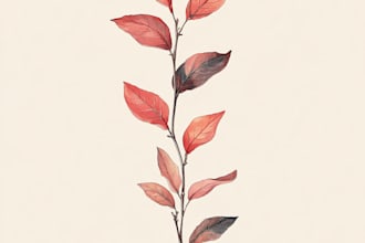 draw your flowers fruits vegetable and botanical plants
