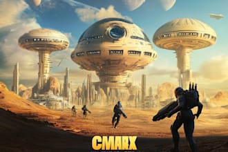 draw sci fi illustration and sci fi art