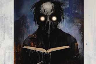 design a professional,tory, horror, modern and childern