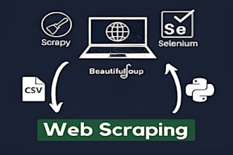 do python web scraping, data mining, web scraper, data scraper