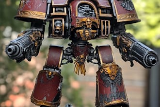 draw a warhammer 40k character art of your choice