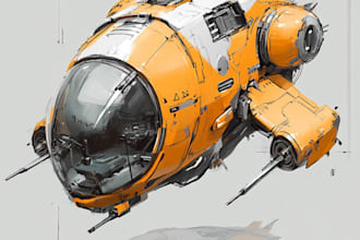 do sci fi spaceship design