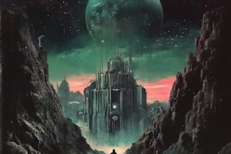 create professional fantasy book cover and sci fi book cover