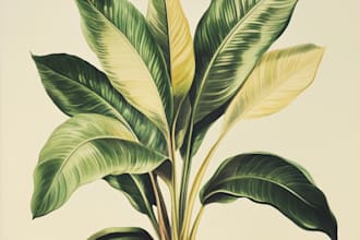 do line art illustration botanical and flower beautifully