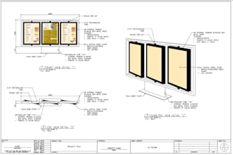 do detail drawing of kiosk and ads board