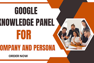 build standard google knowledge panel, knowledge panel for person and business