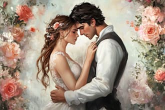 design professional romance book cover