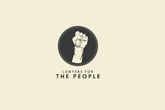 design a professional attorney, lawyer, or law firm logo
