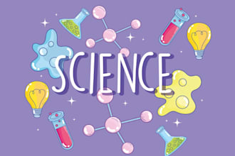 design a creative vintage business science logo design