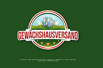 design a green, natural, tree, agriculture, landscape logo