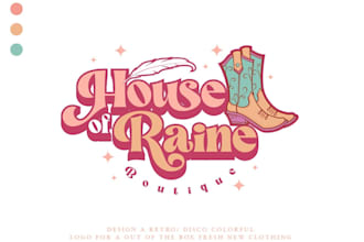 design a vintage retro hipster business logo