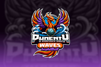 design a strong sports mascot and esports gaming logo