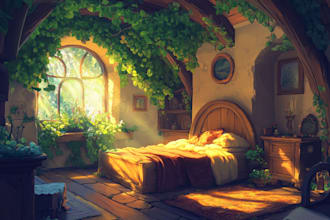 design an environment concept art and illustration