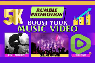do organic rumble video promotion, rumble channel, rumble views